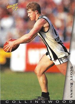 1997 Select AFL Ultimate Series #133 Scott Burns Front